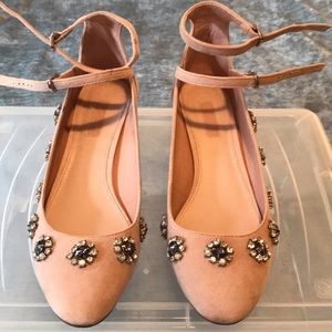 Topshop Pink Suede Heel